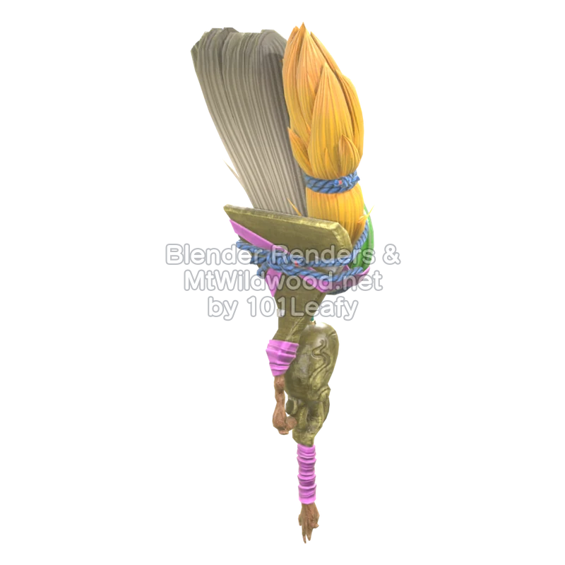 Splatoon Raiders Brocha con polea (Lado) Modelo 3D Splatoon Raiders Brocha con polea (Lado) Modelo 3D