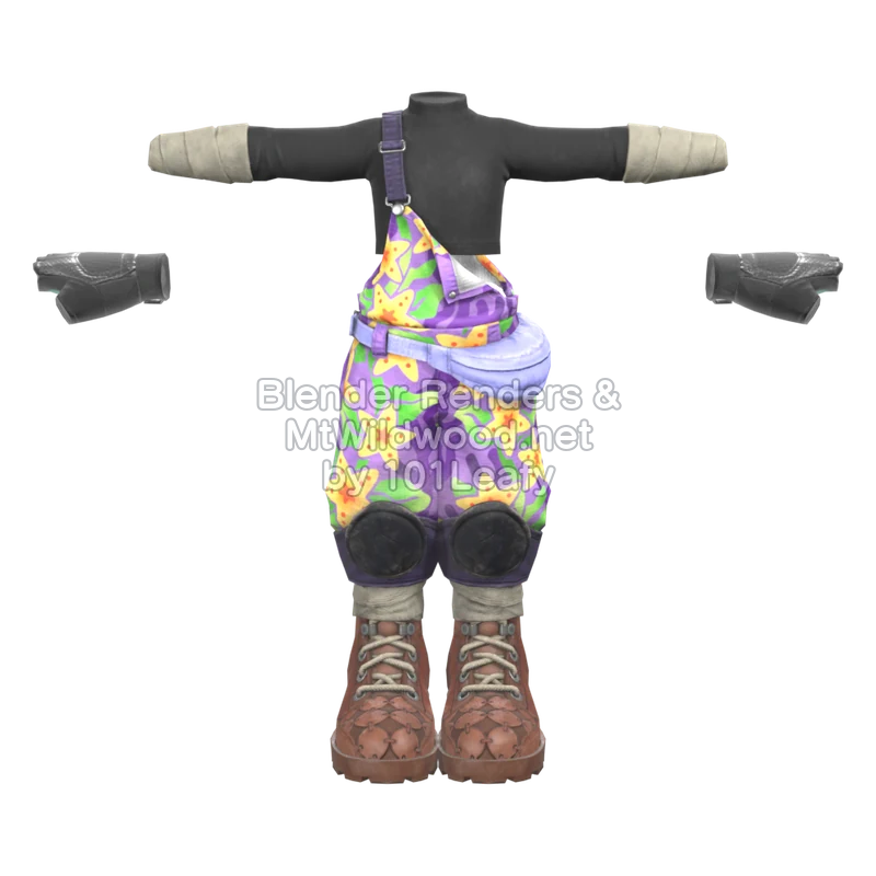 Splatoon Raiders Purple Paradise (Front) 3D Render Splatoon Raiders Purple Paradise (Front) 3D Render