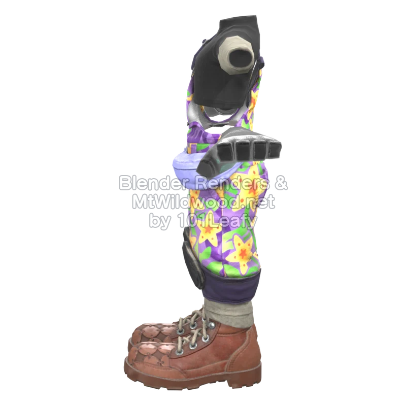 Splatoon Raiders Purple Paradise (Side) 3D Render Splatoon Raiders Purple Paradise (Side) 3D Render