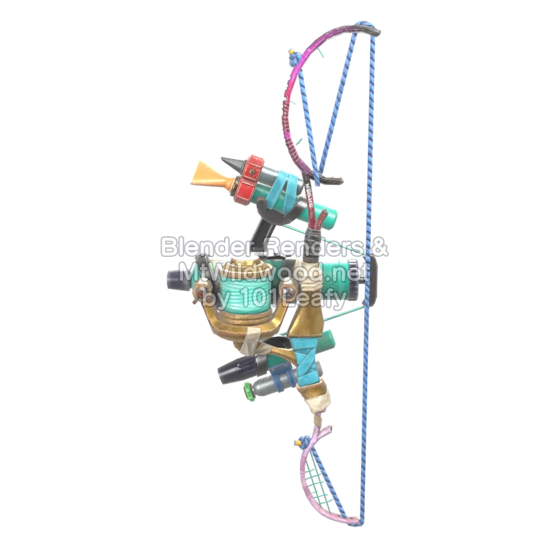 Splatoon Raiders Schläger-Stringer (Vorne) 3D-Modell Splatoon Raiders Schläger-Stringer (Vorne) 3D-Modell