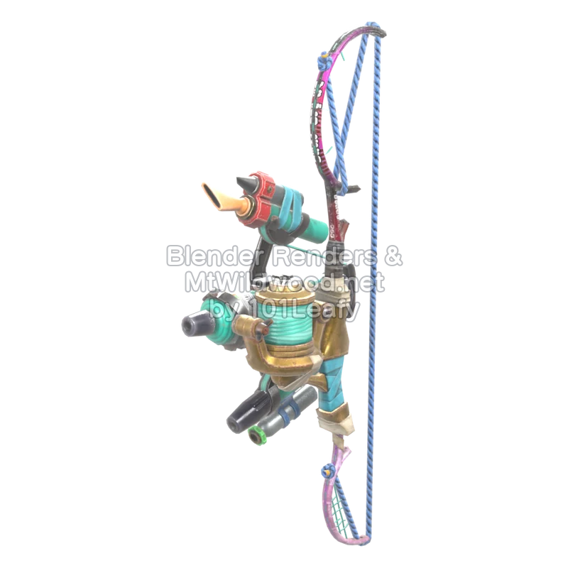 Splatoon Raiders Schläger-Stringer (Seite) 3D-Modell Splatoon Raiders Schläger-Stringer (Seite) 3D-Modell