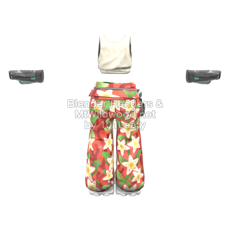 Splatoon Raiders Red Paradise (Back) 3D Render
