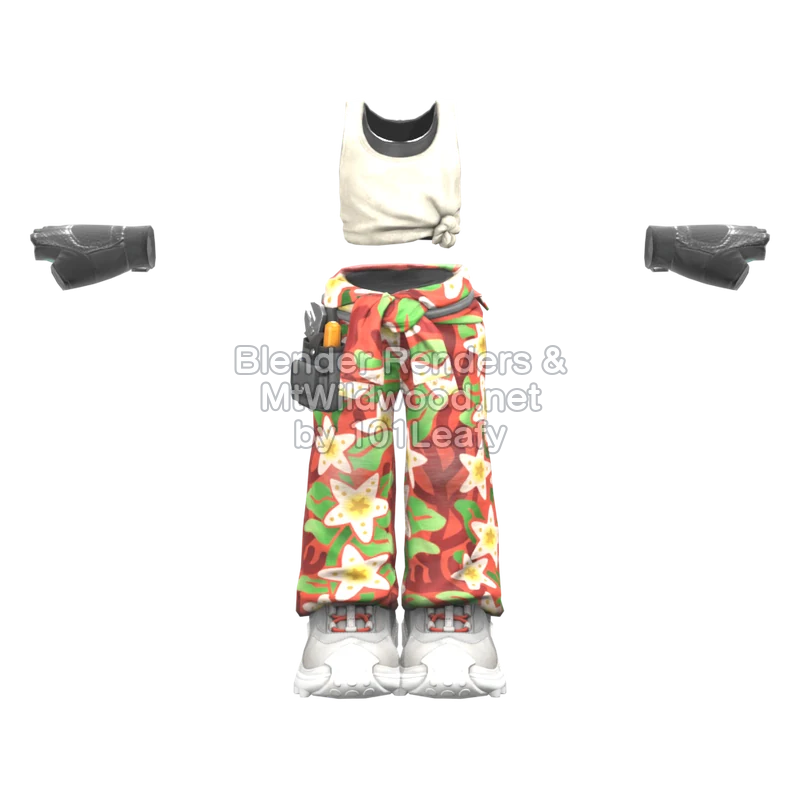 Splatoon Raiders Red Paradise (Front) 3D Render