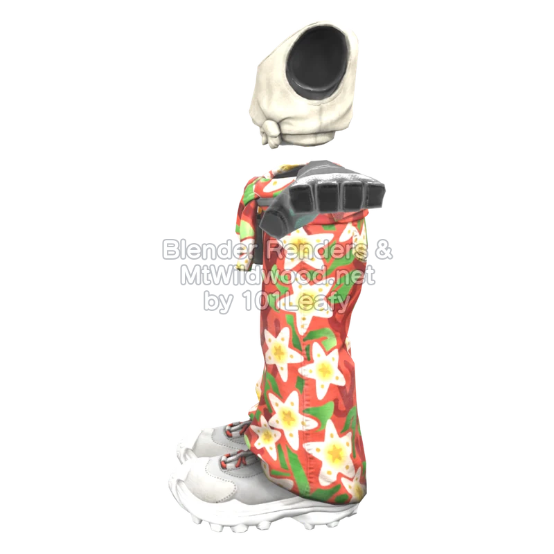 Splatoon Raiders Red Paradise (Side) 3D Render