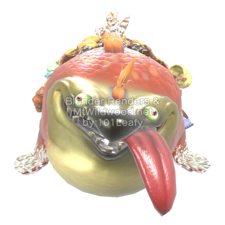 Splatoon Raiders Léchouillard (Face) Modèle 3D