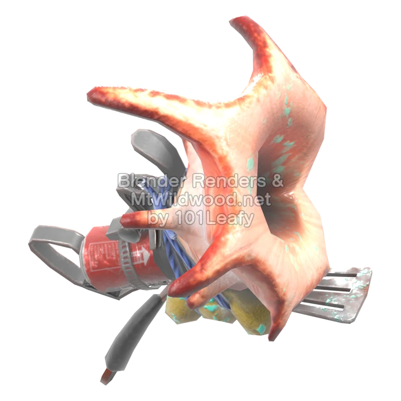 Splatoon Raiders Shellacker 1 (Back) 3D Render