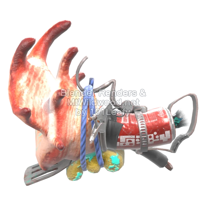 Splatoon Raiders Shellacker 3 (Side) 3D Render