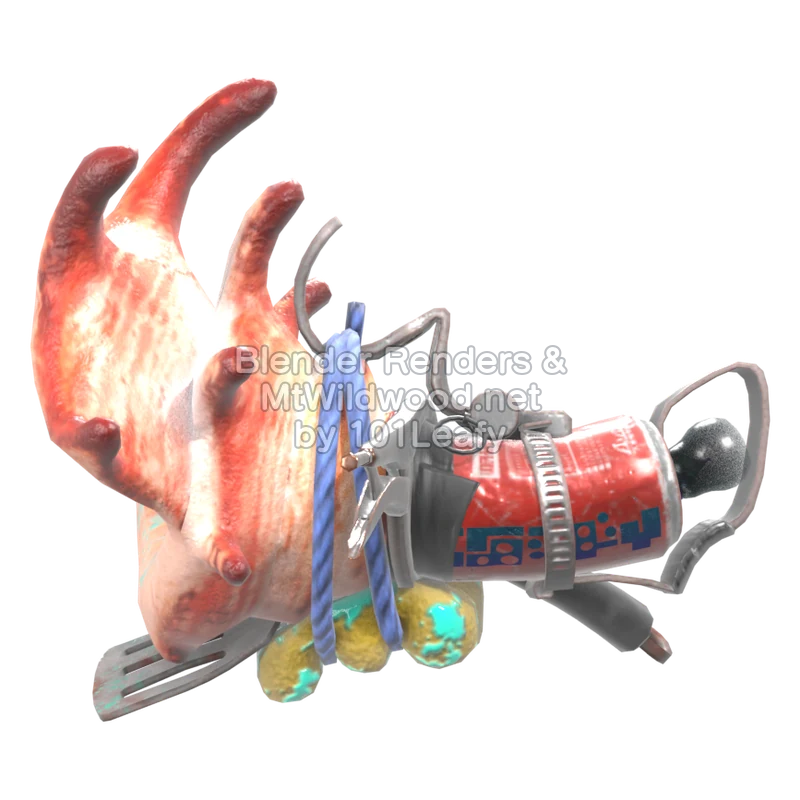 Splatoon Raiders Shellacker 4 (Side) 3D Render