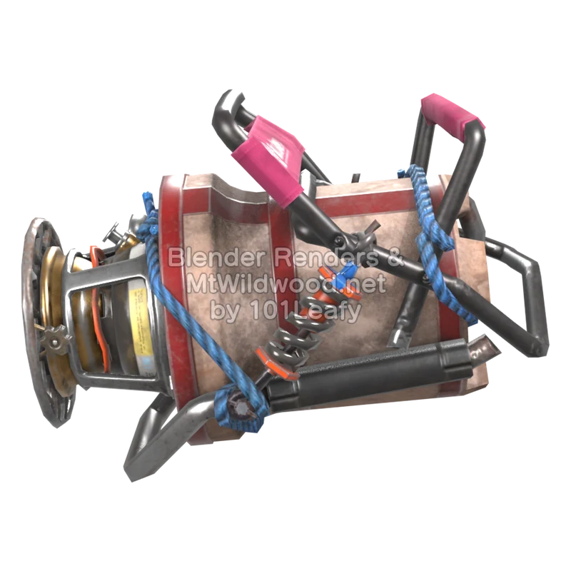 Splatoon Raiders Derramatic X asador (Frente) Modelo 3D