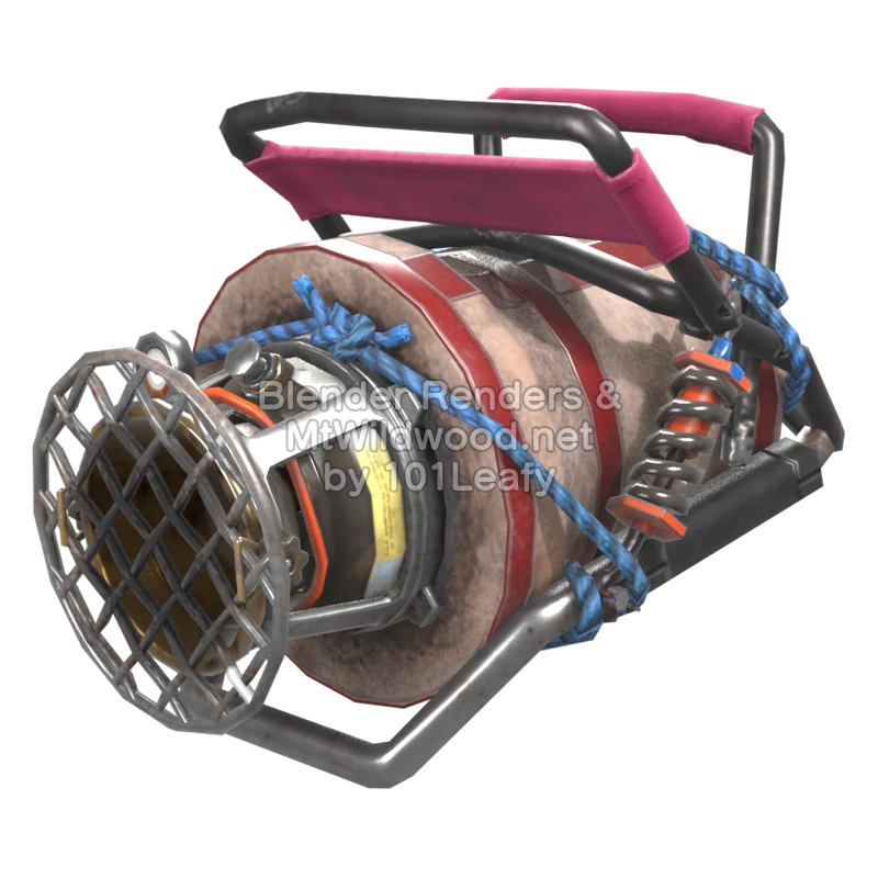 Splatoon Raiders Derramatic X asador (Lado) Modelo 3D