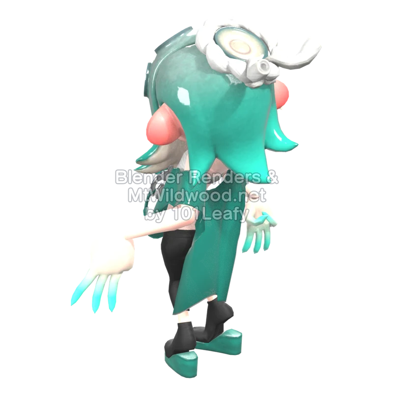 Splatoon Raiders Shiver 1 (Back) 3D Render