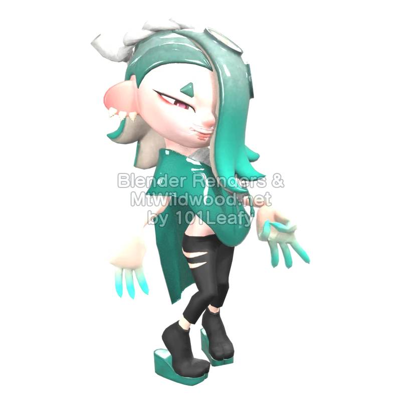 Splatoon Raiders Shiver 1 (Front) 3D Render