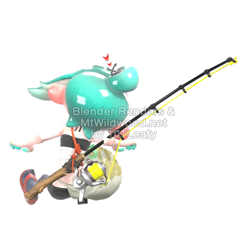 Splatoon Raiders Shiver 2 (Back) 3D Render