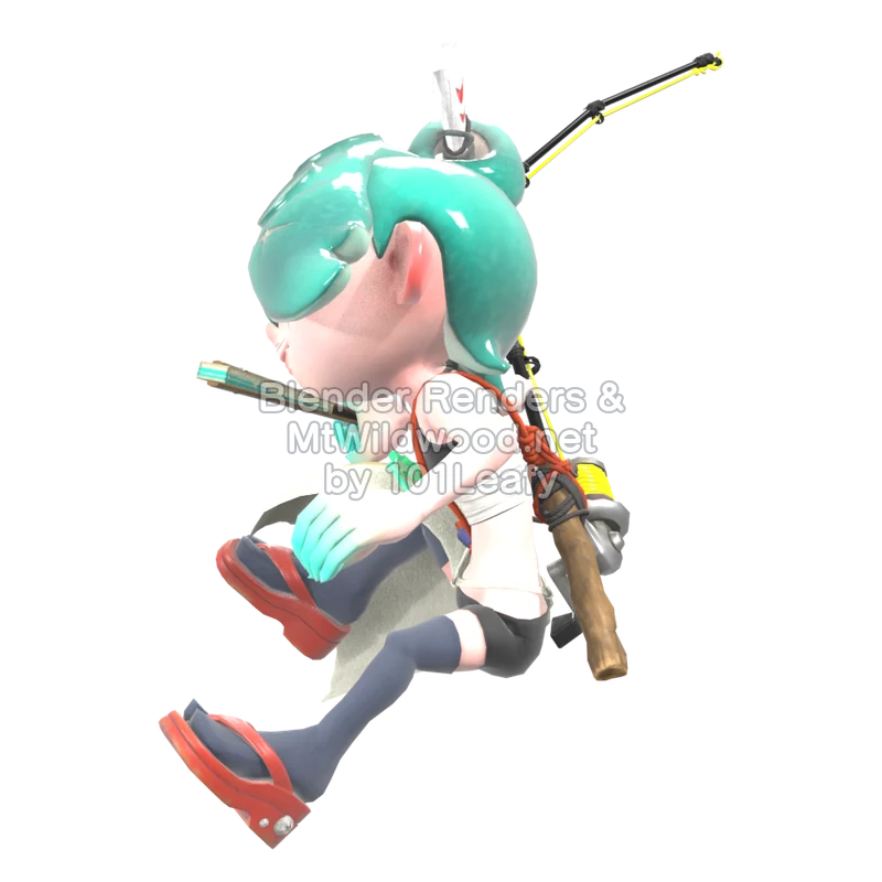 Splatoon Raiders Shiver 2 (Side) 3D Render