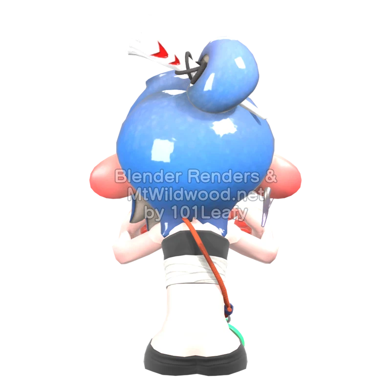 Splatoon Raiders Shiver 3 (Back) 3D Render