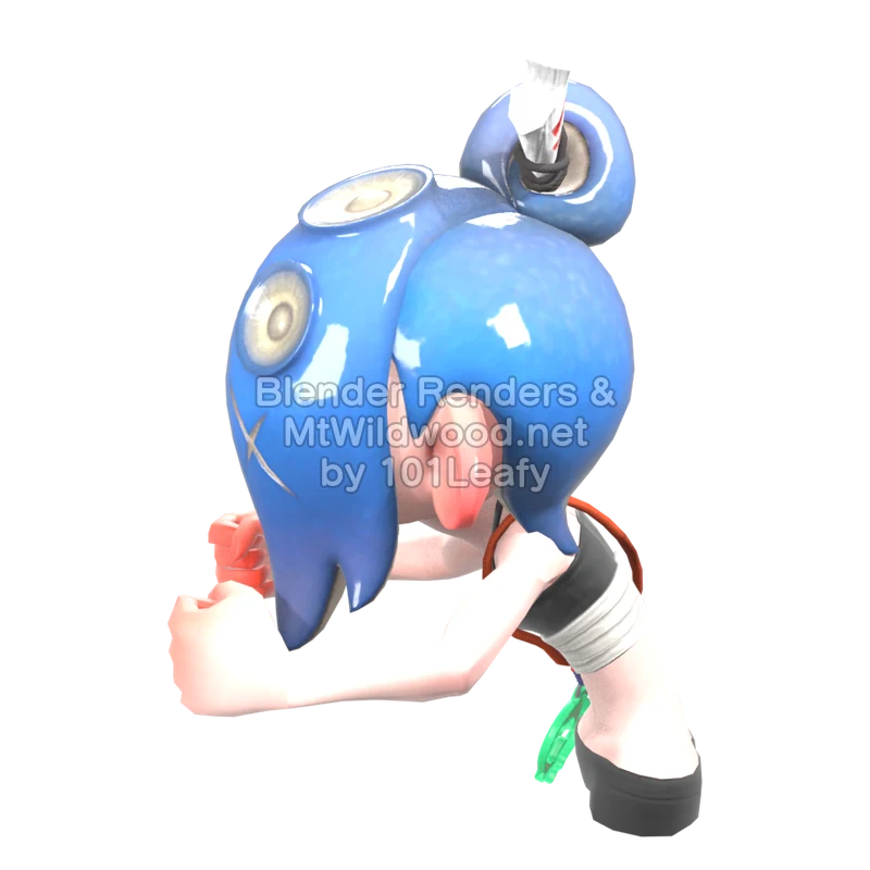 Splatoon Raiders Shiver 3 (Side) 3D Render