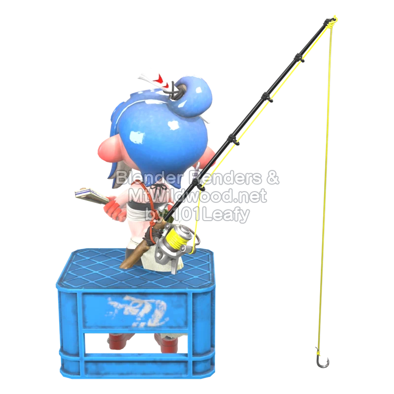 Splatoon Raiders Shiver 4 (Back) 3D Render