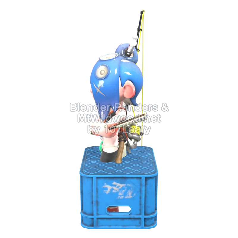 Splatoon Raiders Shiver 4 (Side) 3D Render