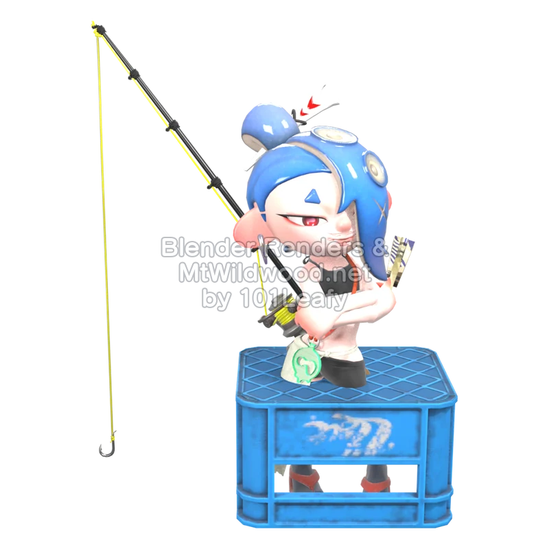 Splatoon Raiders Shiver 5 (Front) 3D Render
