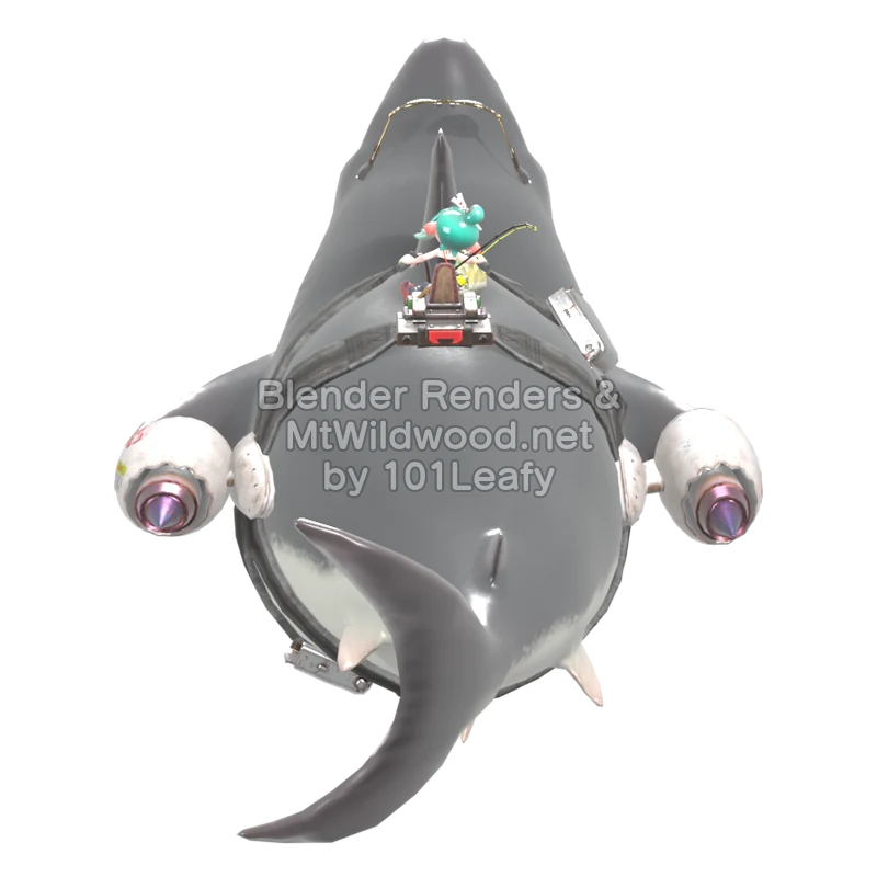 Splatoon Raiders Shiver 7 (Back) 3D Render
