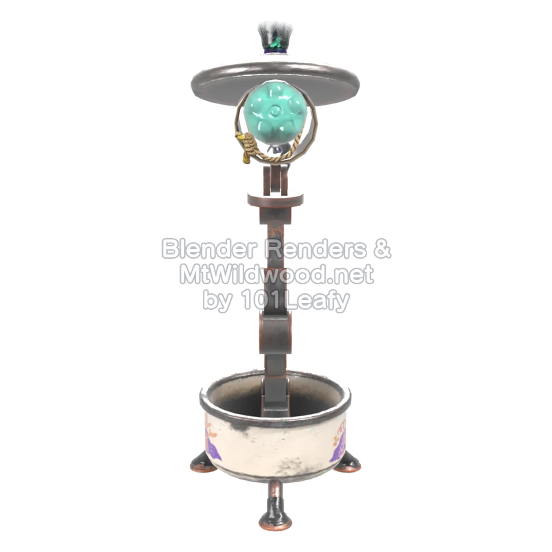 Splatoon Raiders Shot Pot 3 (Front) 3D Render Splatoon Raiders Shot Pot 3 (Front) 3D Render