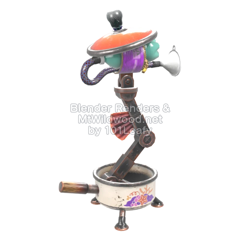 Splatoon Raiders Shot Pot 7 (Front) 3D Render Splatoon Raiders Shot Pot 7 (Front) 3D Render