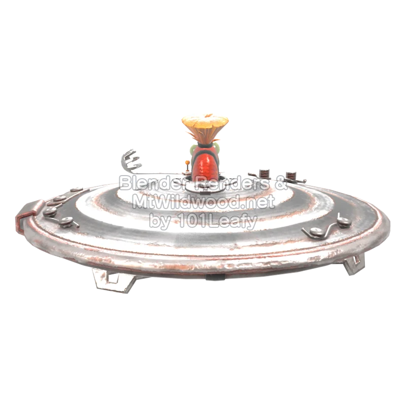 Splatoon Raiders Dreksel (Achterkant) 3D-model
