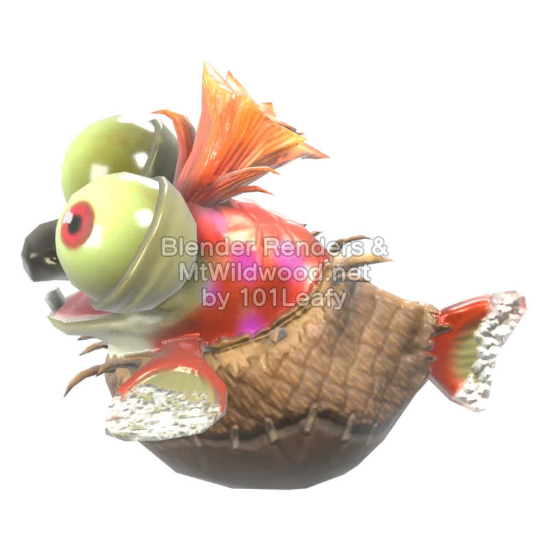 Splatoon Raiders Salmini 1 (Seite) 3D-Modell Splatoon Raiders Salmini 1 (Seite) 3D-Modell