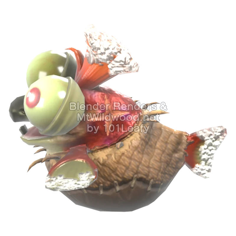 Splatoon Raiders Salmini 2 (Seite) 3D-Modell Splatoon Raiders Salmini 2 (Seite) 3D-Modell