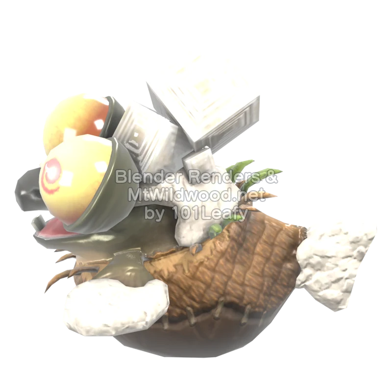 Splatoon Raiders Salmini 3 (Seite) 3D-Modell Splatoon Raiders Salmini 3 (Seite) 3D-Modell
