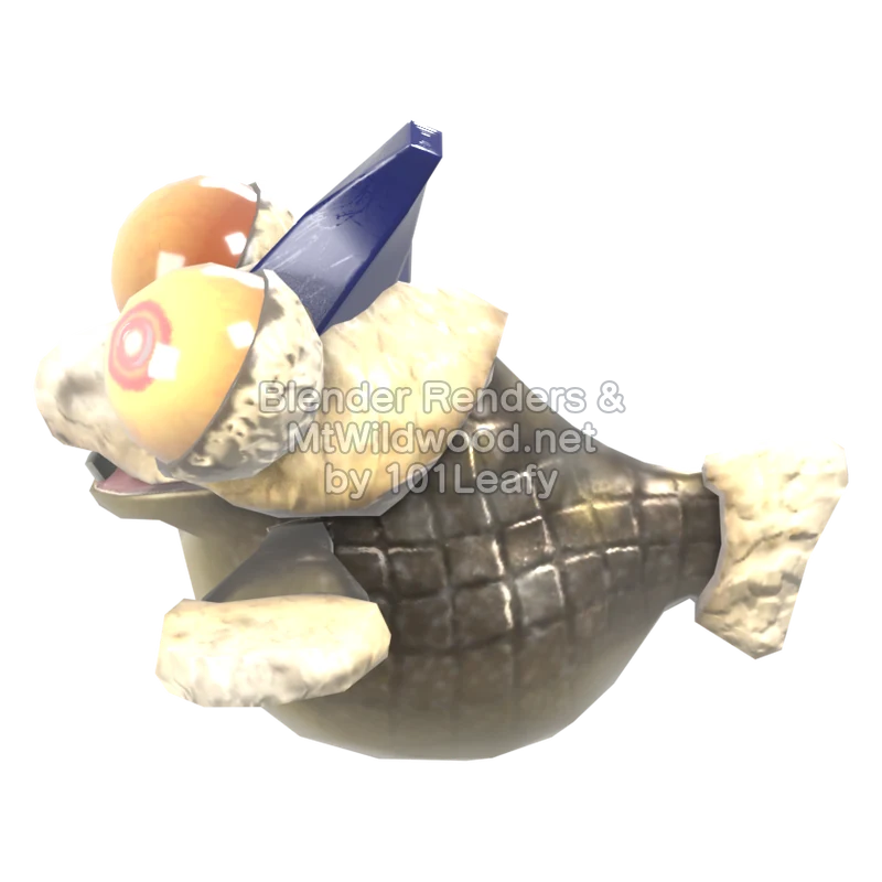 Splatoon Raiders Salmini 4 (Seite) 3D-Modell Splatoon Raiders Salmini 4 (Seite) 3D-Modell