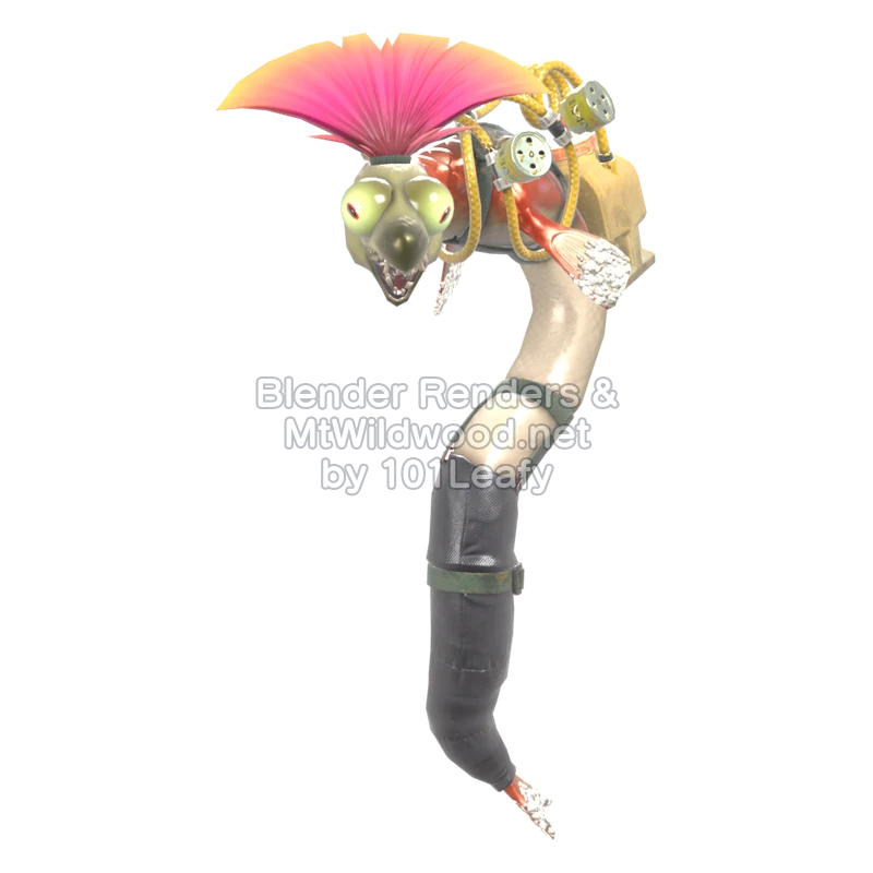 Splatoon Raiders Räucherlax (Vorne) 3D-Modell Splatoon Raiders Räucherlax (Vorne) 3D-Modell