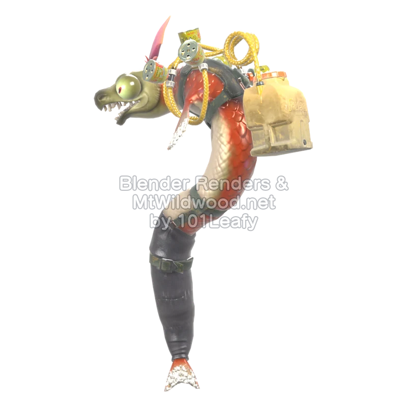 Splatoon Raiders Räucherlax (Seite) 3D-Modell Splatoon Raiders Räucherlax (Seite) 3D-Modell