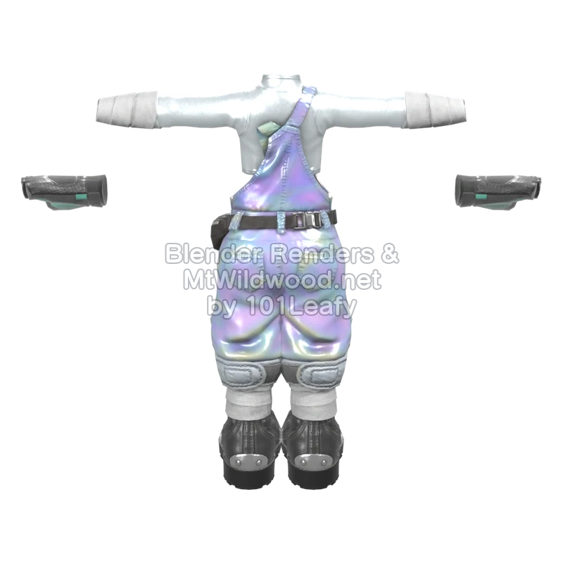 Splatoon Raiders Sparkle Prism 1 (Back) 3D Render