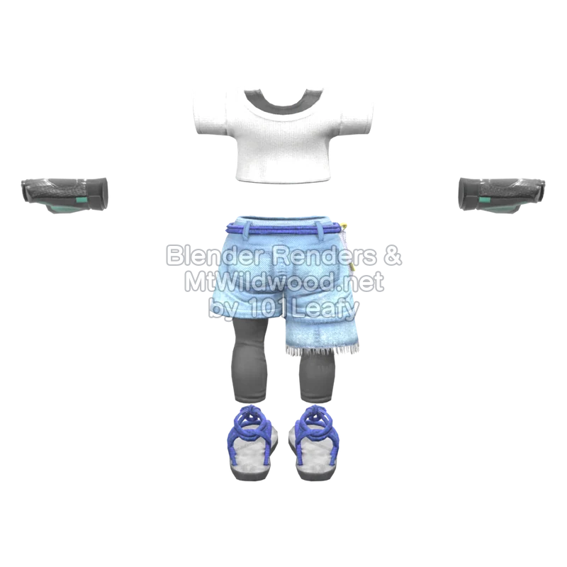 Splatoon Raiders Speed Mechanic (Back) 3D Render