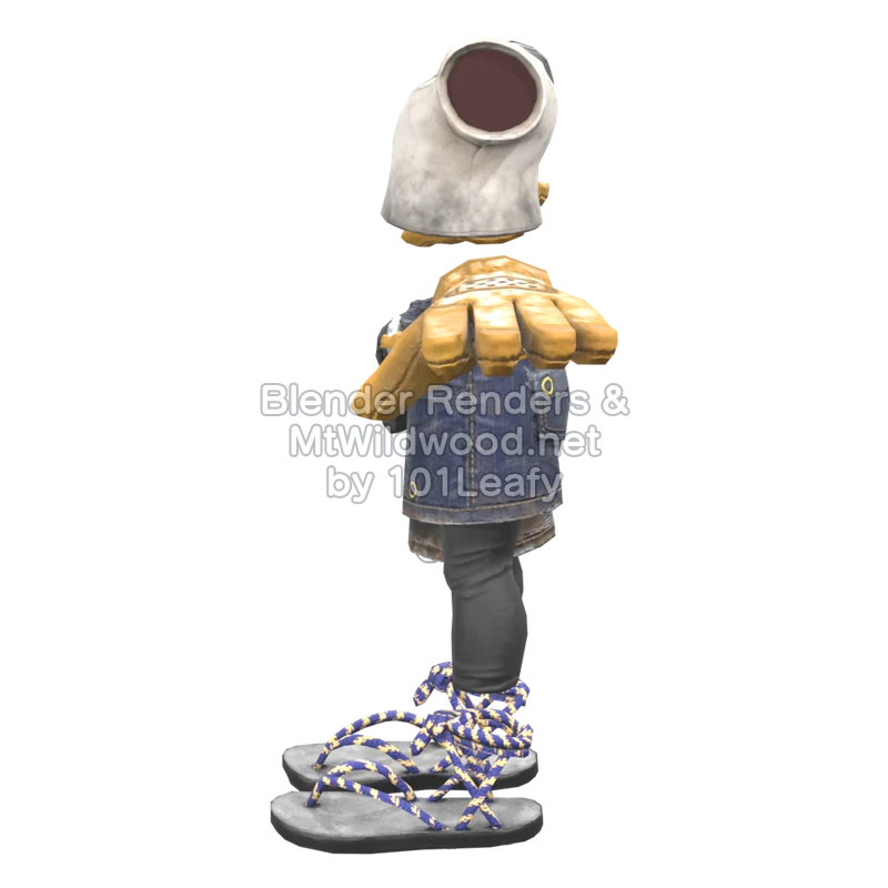 Splatoon Raiders Speedster Bot Pro (Side) 3D Render