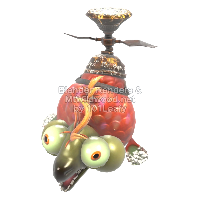 Splatoon Raiders Kleckopta (Vorne) 3D-Modell Splatoon Raiders Kleckopta (Vorne) 3D-Modell