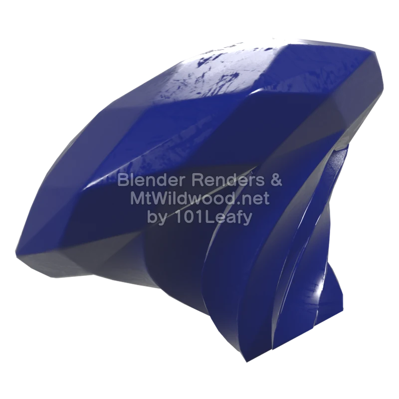 Splatoon Raiders Spirhalite Gem (Back) 3D Render
