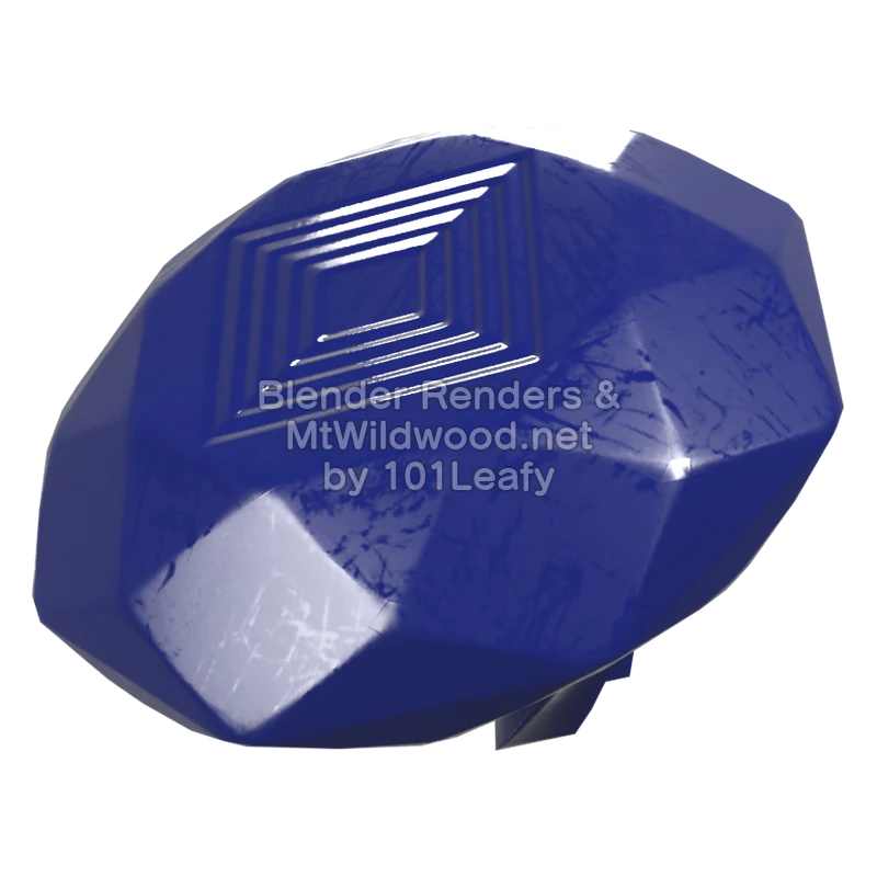 Splatoon Raiders Spirhalite Gem (Side) 3D Render