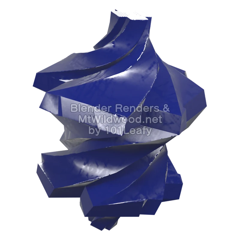 Splatoon Raiders Spirhalite Shard 1 (Side) 3D Render