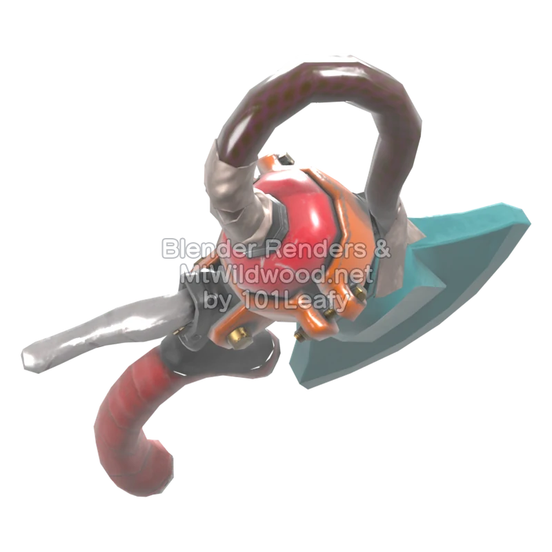 Splatoon Raiders Splatchet 1 (Back) 3D Render Splatoon Raiders Splatchet 1 (Back) 3D Render