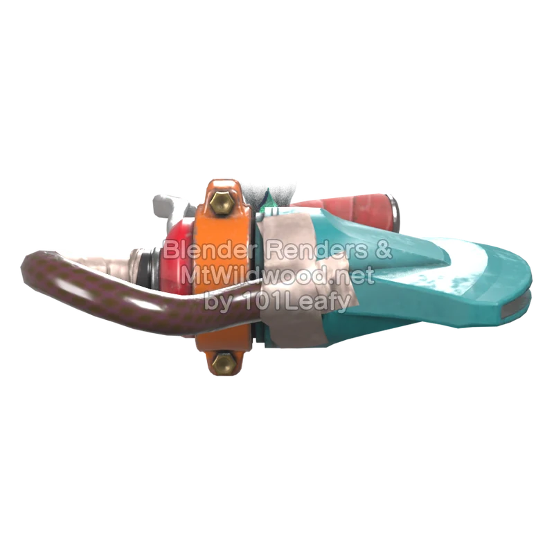 Splatoon Raiders Splatchet 3 (Front) 3D Render Splatoon Raiders Splatchet 3 (Front) 3D Render