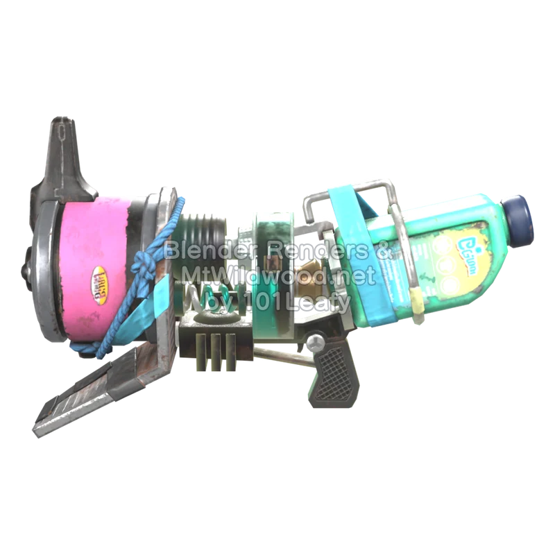 Splatoon Raiders Dampfkoch-Blaster (Vorne) 3D-Modell Splatoon Raiders Dampfkoch-Blaster (Vorne) 3D-Modell