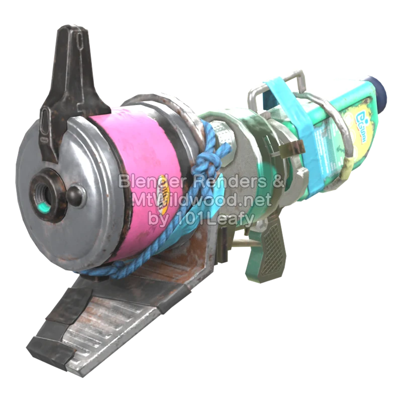 Splatoon Raiders Dampfkoch-Blaster (Seite) 3D-Modell Splatoon Raiders Dampfkoch-Blaster (Seite) 3D-Modell