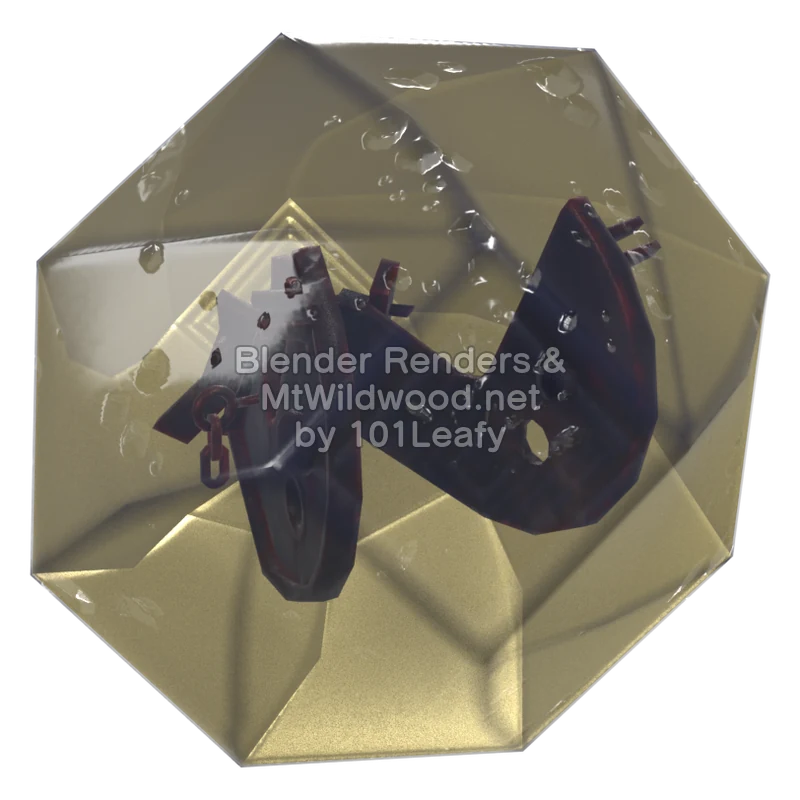 Splatoon Raiders Steel Eel's Jaw (Side) 3D Render