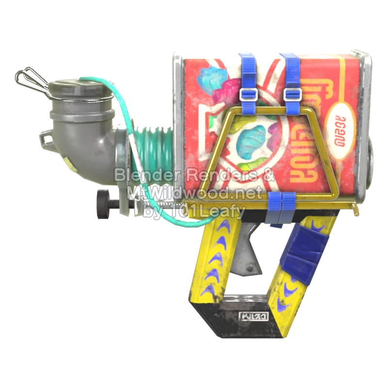 Splatoon Raiders Acero dual (Espalda) Modelo 3D