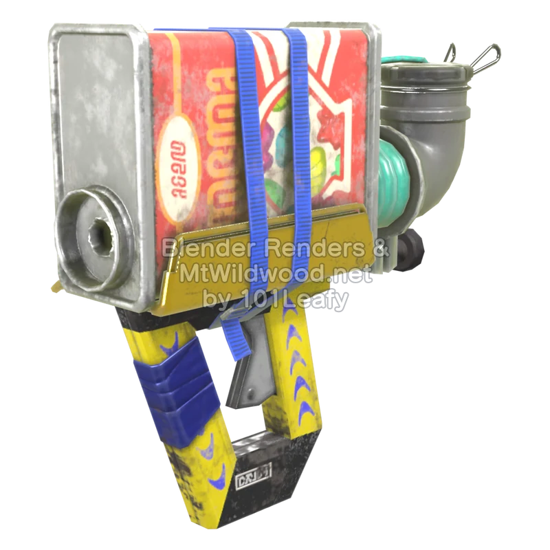 Splatoon Raiders Acero dual (Lado) Modelo 3D