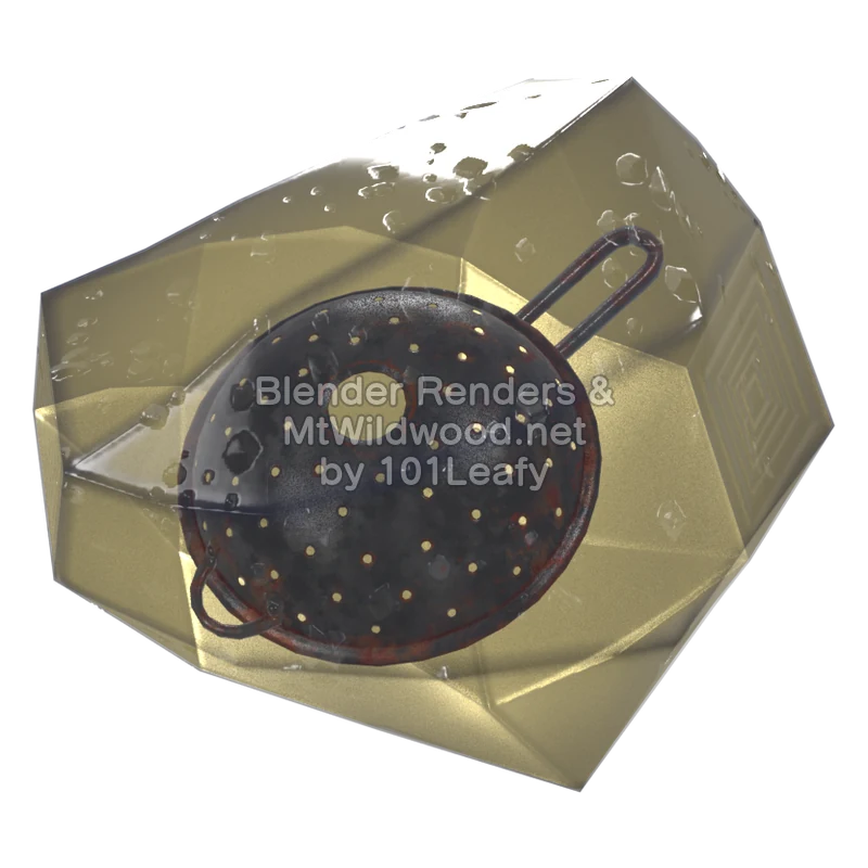 Splatoon Raiders Stinger's Colander (Front) 3D Render Splatoon Raiders Stinger's Colander (Front) 3D Render