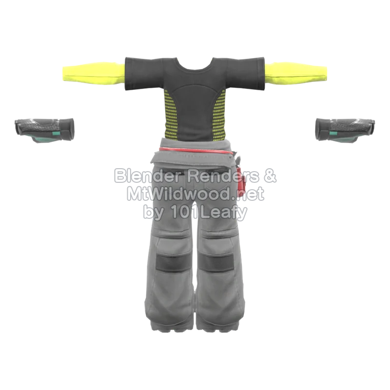 Splatoon Raiders Super Squid Ink 1 (Back) 3D Render