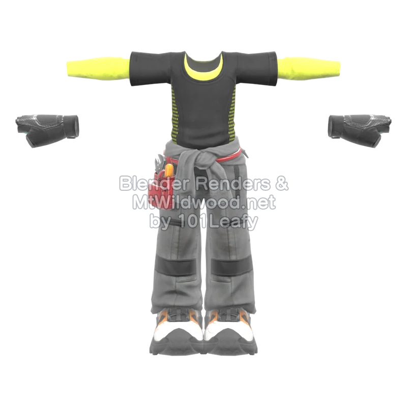 Splatoon Raiders Super Squid Ink 1 (Front) 3D Render